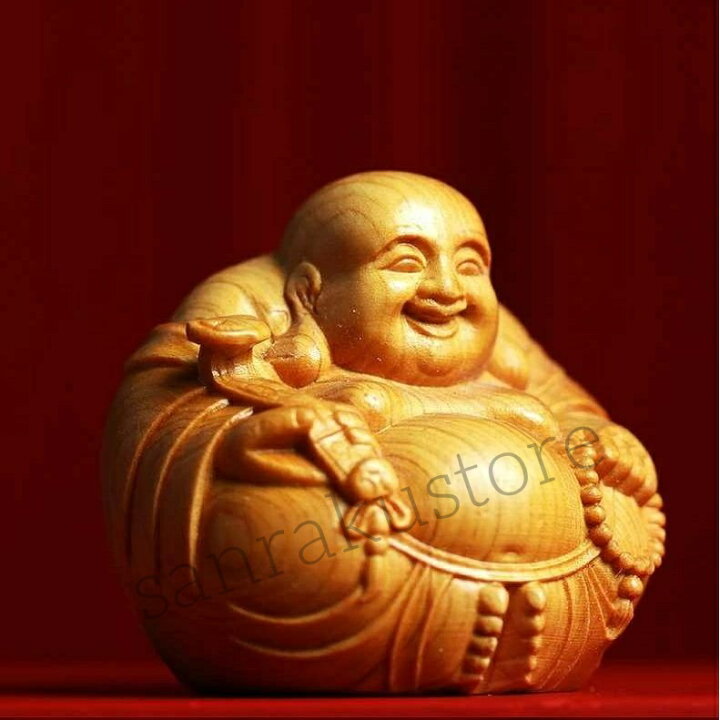 楽天市場】【送料無料】仏像 木彫り ミニ 七福神 木製 置物 トゥジャ 