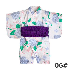 ベビー服 ベビーロンパース 浴衣 女の子 男の子 ロンパース 70 80 90 着物 甚平 和服 子ども こども ゆかた 花柄 新生児 撮影 オシャレ 可愛い 帯付き プレゼント 部屋着 ベビー 子供服 お祭り