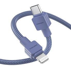 DIGIFORCE デジフォース Type-C to Lightning Cable 2m USB ケーブル D0075 ブラック/ホワイト/チャコールグレー/オリーブグリーン/ネイビーブルー iPhone iPad MacBook Apple MFi認証 急速充電 PD対応 Power Delivery スマートフォン カラー