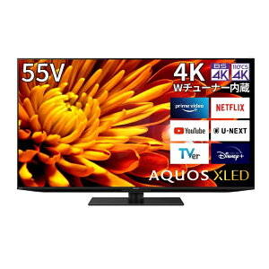 V[v iSHARPj55V^ 4K er AQUOS XLED 4T-C55EP1 mini LED ʎqhbg̗p ̉ Google TV