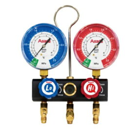 アサダ　マニホールドキット　AD　AM111C　92cmホース3本　ケース付き【R448A/R449A】