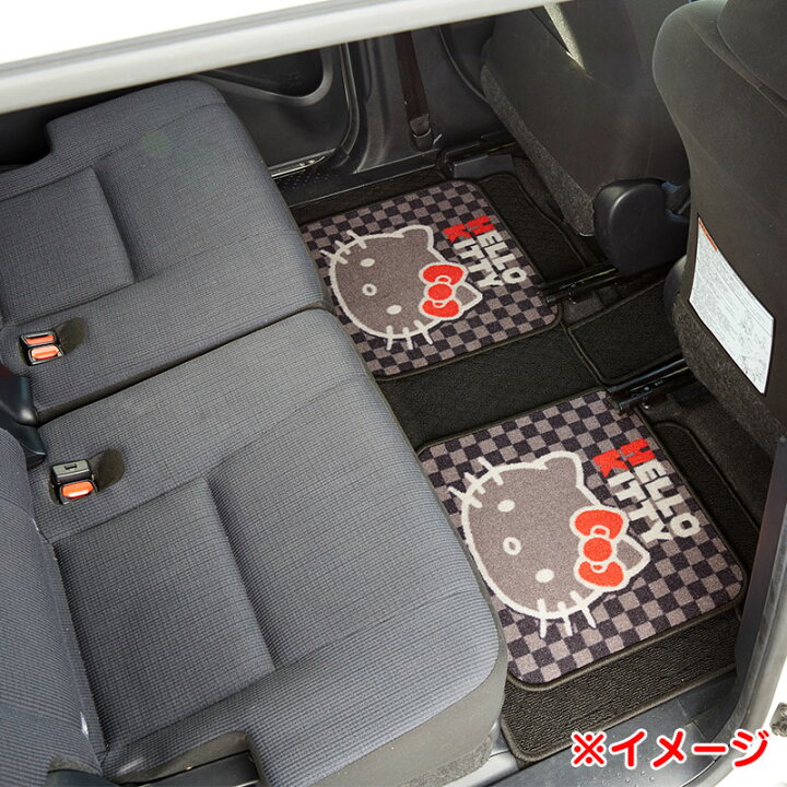 楽天市場 ハローキティ カーマット リア2枚組み サンリオオンラインショップ