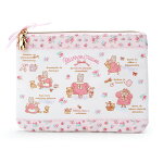 マロンクリーム フラットポーチ(ソ...