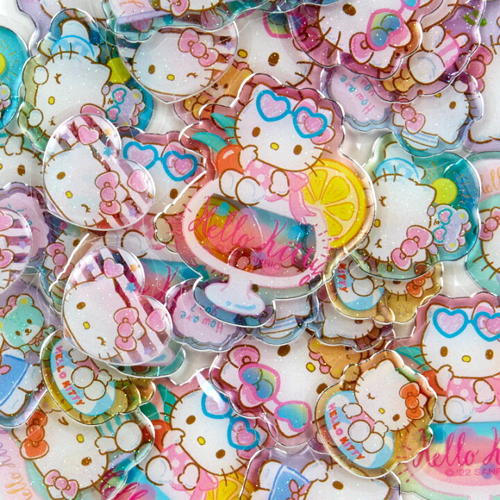 楽天市場 ハローキティ 夏シール クリア サンリオオンラインショップ