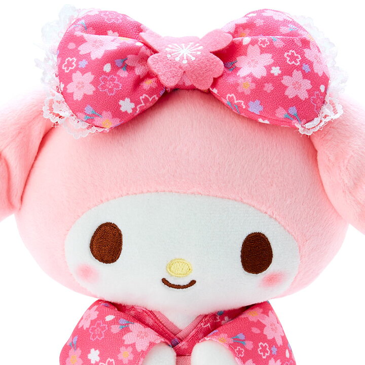 楽天市場】マイメロディ ぬいぐるみ（桜着物）ピンク : サンリオ 