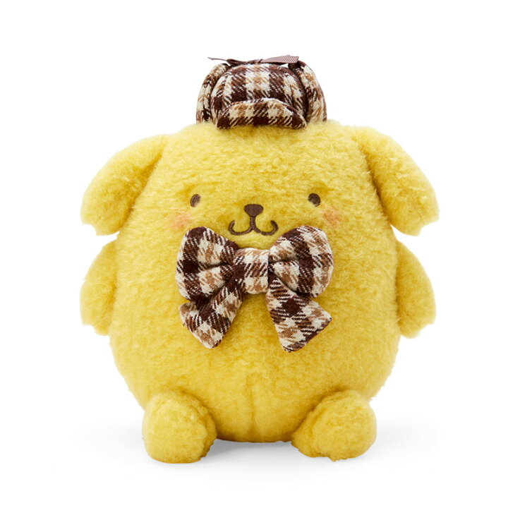 楽天市場】ポムポムプリン ぬいぐるみS(ほわモカチェック) : サンリオ 