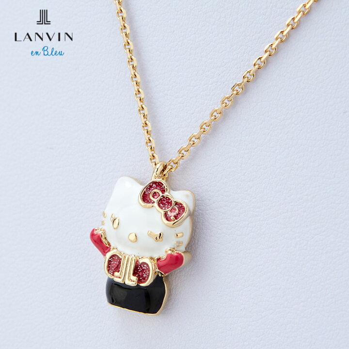 楽天市場】LANVIN en Bleu×ハローキティ ネックレス（ハローキティ50 
