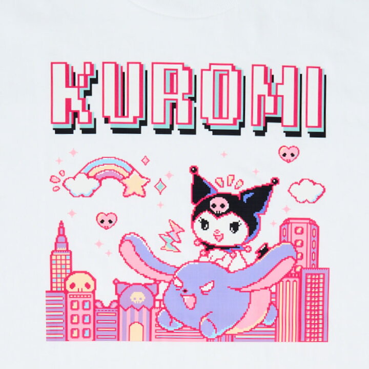 楽天市場】クロミ&バク Tシャツ ホワイト : サンリオオンラインショップ