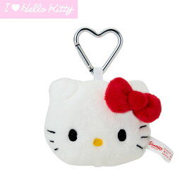 ハローキティ フェイス形マスコットホルダー（I Love Hello Kitty） レッド