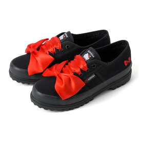 ハローキティ SUPERGA　スニーカー ブラック 38(24.0cm相当)