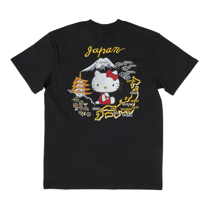 楽天市場】ハローキティ Tシャツ（富士五重塔） XL : 公式サンリオ 