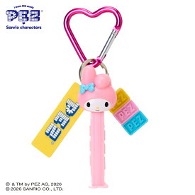マイメロディ PEZ カラビナ付きキーホルダー