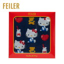 ハローキティ フェイラー シュニール織ハンカチ
