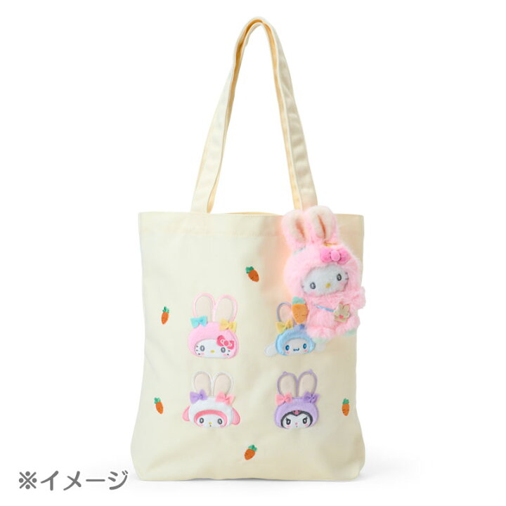 楽天市場】ハローキティ マスコットホルダー（ふっくらおみみのうさぎ 