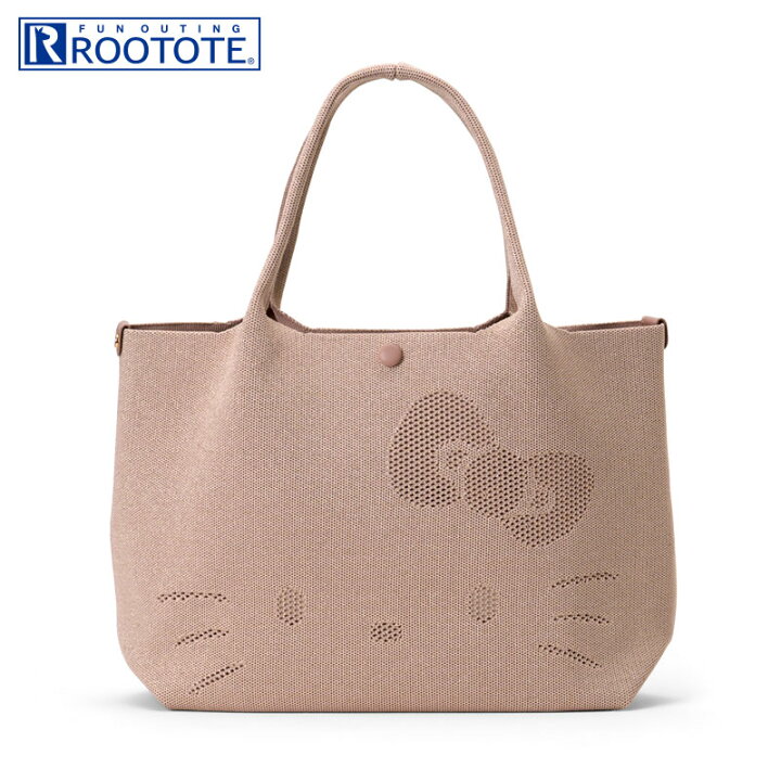 楽天市場】ハローキティ ROOTOTE デリトートバッグ（ルフル） ベージュ 