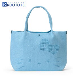 ハローキティ ROOTOTE デリトートバッグ（ルフル） ライトブルー