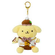ポムポムプリン マスコットホルダー（キャラクター大賞第4弾 サンリオコーデコレクション）