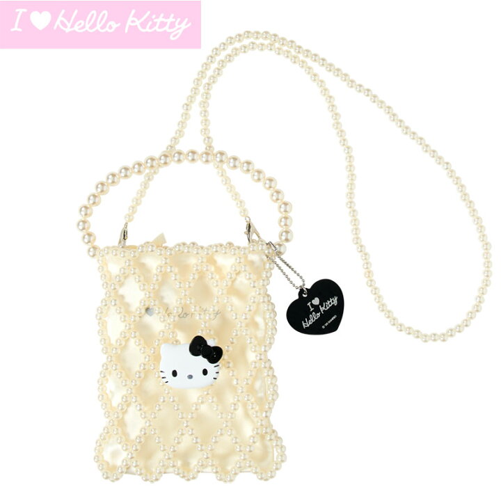 楽天市場】ハローキティ パールビーズバッグ（I Love Hello Kitty 
