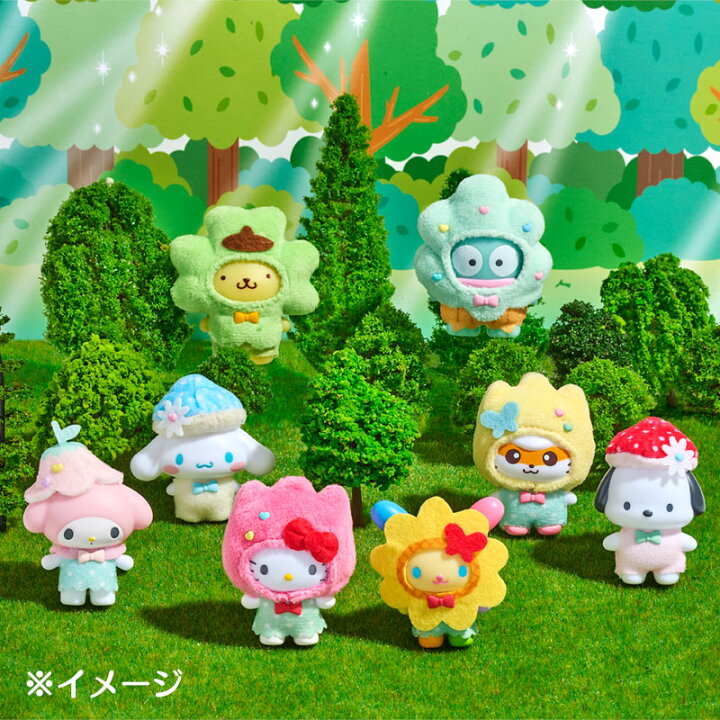 楽天市場】サンリオキャラクターズ シークレットキーホルダー 森のお ちびっとも 森のおともだち 8種類 コンプリートセット シークレットキーホルダー