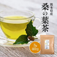 熊本県産 100％ 桑の葉茶 ティーバッグ 3g×40包 (120g) 桑の葉 国産 無農薬 桑茶 ティーパック 送料無料…