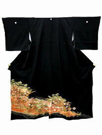 留袖レンタル　レンタル留袖　着物　着物レンタル　結婚式　貸衣装　女性和　黒留袖 A1-30-611