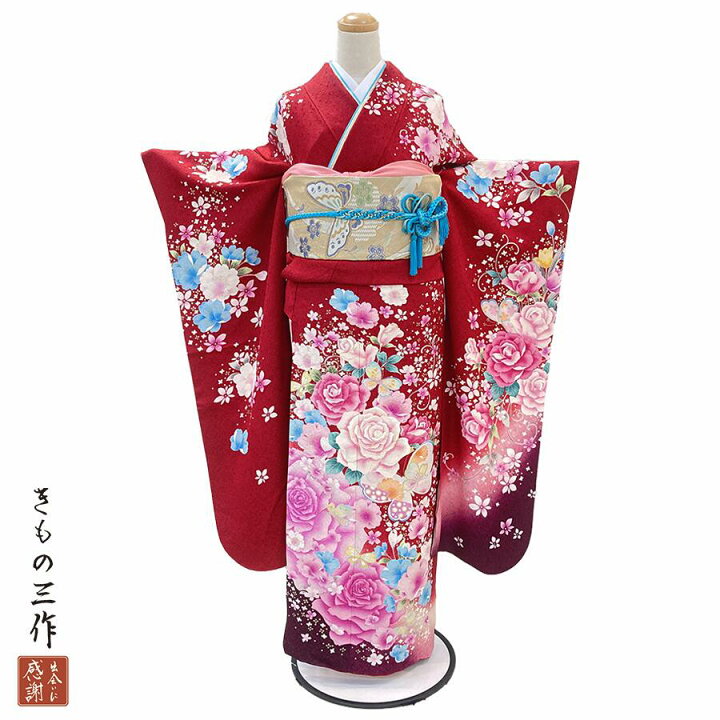 楽天市場】振袖 ふりそで 振袖レンタル 着物 フルセット 送料無料 結婚 