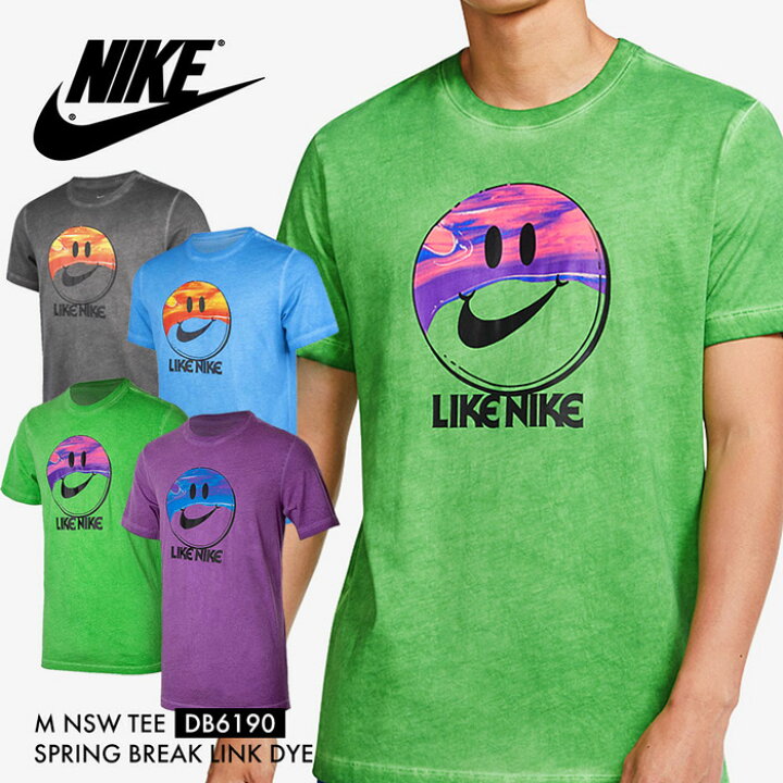 楽天市場 セール ナイキ Tシャツ メンズ Nike 半袖 ウェア Db6190 コットン ロゴ M Nsw Tee Spring Break Like 大きいサイズ スポーツ クルーネック シンプル スマイリー ティーシャツ おしゃれ 個性的 ｓ ｓｔｙｌｅ