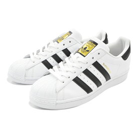 【訳アリ/箱潰れ】アディダス スーパースター スニーカー 22cm レディース ジュニア キッズ adidas SUPERSTAR シューズ 靴 運動靴 オリジナルス カジュアル 人気 ローカット 白靴 金ベロ おしゃれ 可愛い 学生 小さいサイズ