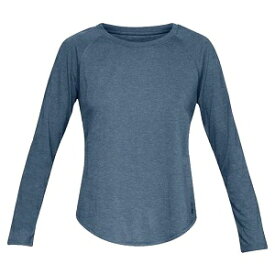 アンダーアーマー レディース ヨガウェア 長袖 ロンT Tシャツ UNDER ARMOUR YOGA LOOSE FASHION LS 1324138 女性 フィットネス ルーズ ピラティス おしゃれ かわいい