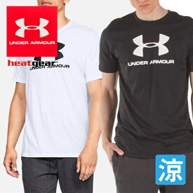 24日20時～セール！UNDER ARMOUR アンダーアーマー メンズ tシャツ tee SPORTSSTYLE LOFO SS UA ストレッチ 半袖 丸首 クルーネック ビッグロゴ 紳士 男性 1329590 スポーツウェア トップス