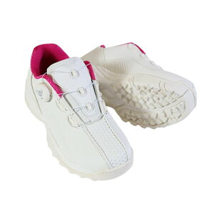 レディース ダイヤル式 ゴルフシューズ スパイクレス 運動靴 パークゴルフ 幅広 3E相当 高反発 スニーカー おしゃれ FOURSENSE フォーセンス FOSN-011L 婦人 女性 ウォーキング 履きやすい 歩きや