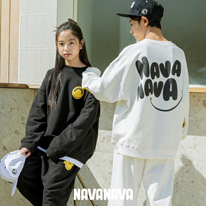 楽天市場】ナバナバ 韓国ブランド キッズ スウェット トレーナー ジュニア 長袖 スマイリー 服 長袖 韓流 バックプリント ストリート 男の子  女の子 男女兼用 ダンス 衣装 スポーツ オーバーサイズ ビックシルエット 小学生 中学生 ウェア アパレル 子供服 日本初上陸 ... [ヒキクル] ネイティブ アメリカン ナバホ アステカ パターン 子供服 男の子 セットアップ キッズ 長袖 スウェット 上下 2点