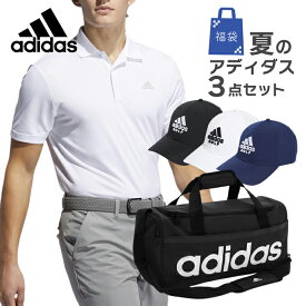 福袋 夏 メンズ 超お得 お父さんありがとうセット アディダス adidas ポロシャツ キャップ 帽子 バッグ 3点セット 2024 HAPPY ハッピーボックス ラッキーボックス 中身が分かる