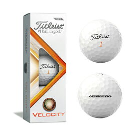 ゴルフ ゴルフボール タイトリスト Titleist VELOCITY タイトリスト ベロシティ 1スリーブ 3球入り 白 ホワイト ショット 2022年モデル 公認球 T8026S