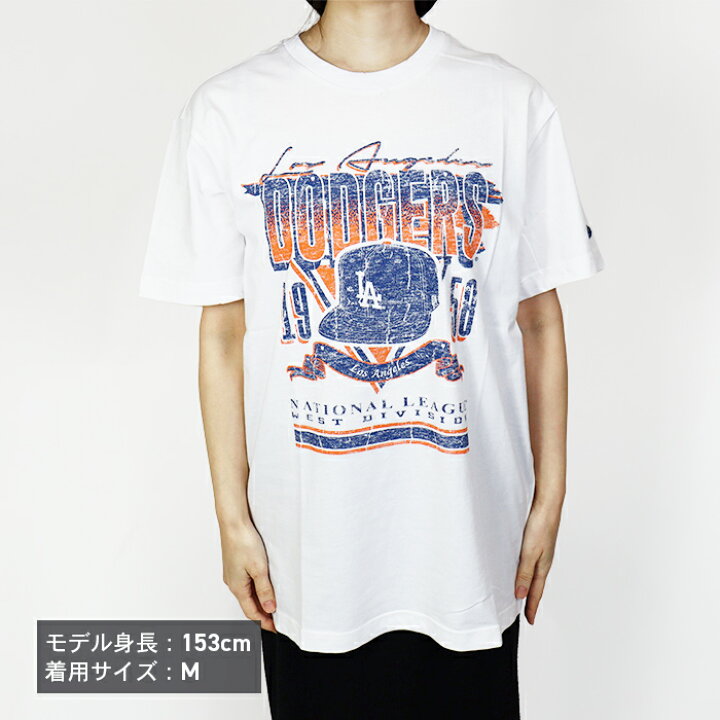 楽天市場】ニューエラ ドジャース Tシャツ 半袖 MLB 白 ホワイト 
