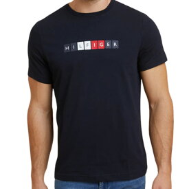 トミーヒルフィガー メンズ Tシャツ 半袖 ブランド 男性R トップス紳士 普段着 部屋着 ワンマイルウェア M L XL アメリカ クルーネック ウェア TOMMY HILFIGE