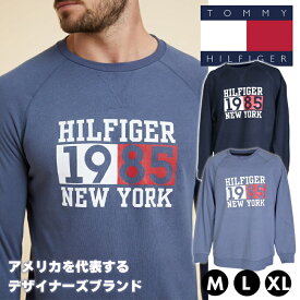 新入荷 トミーヒルフィガー メンズ スウェット 長袖 トップス M L XL 大きいサイズ TOMMY HILFIGER アメリカの人気ブランド 裏起毛 秋 冬 あたたかい