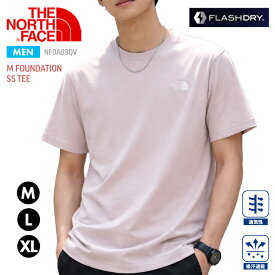 【限定SALE】ザ ノースフェイス Tシャツ 半袖 THE NORTH FACE NF0A89QV M FOUNDATION SS TEE AP FLASHDRY フラッシュドライ 吸汗速乾 シワになりにくい トレーニング ジム 運動 登山 ウェア メンズ レディース アパレル