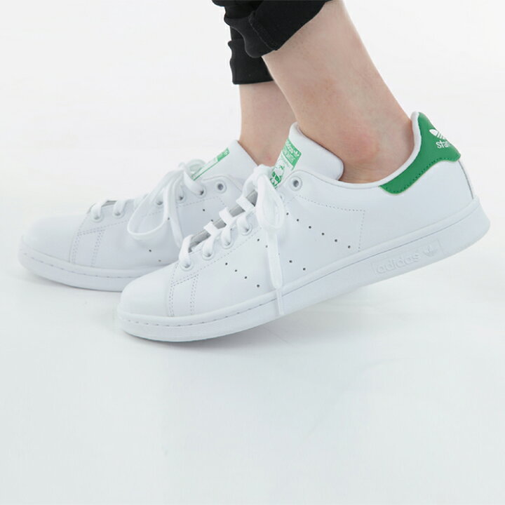 楽天市場 アディダス オリジナルス スタンスミス スニーカー メンズ レディース ホワイト グリーン Adidas Originals Stan Smith シューズ 靴 M324 白 ローカット 三つ葉 お洒落 人気 モデル ｓ ｓｔｙｌｅ