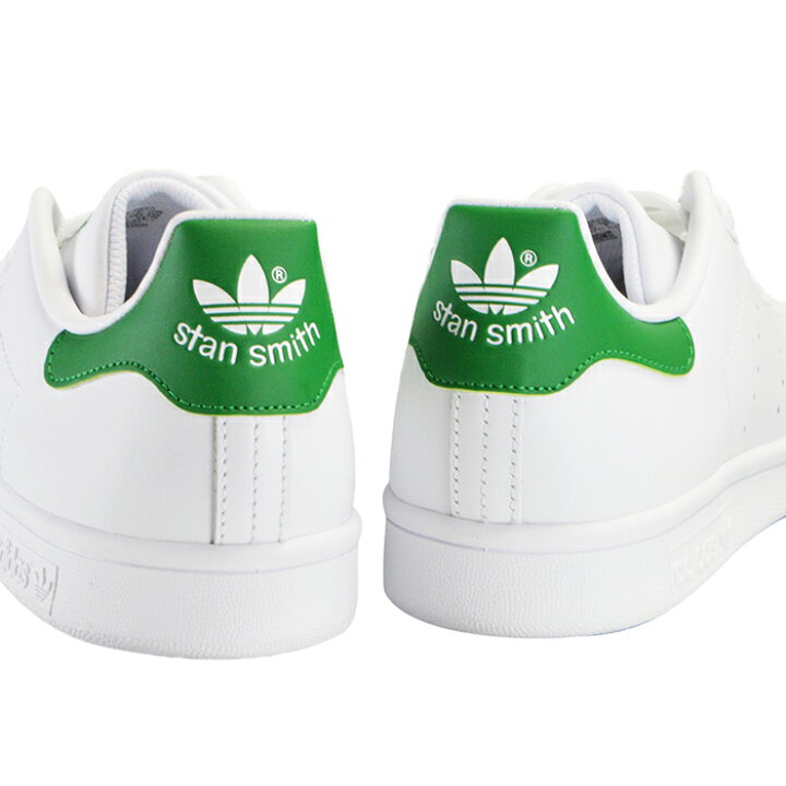 楽天市場 アディダス オリジナルス スタンスミス スニーカー メンズ レディース ホワイト グリーン Adidas Originals Stan Smith シューズ 運動靴 靴 M324 白 ローカット 三つ葉 お洒落 人気 モデル ｓ ｓｔｙｌｅ