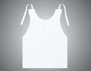 【業務用】【ケース販売】尚美堂 フジナップ フジ紙エプロン 8ッ折 中 021300 W470×H630mm(首下520mm) 2000枚(200枚×10小箱)/ケース×1ケース 介護 飲食店 服汚れ防止