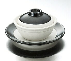 素焼品味小砂鍋　黒塗り　土鍋　鍋　調理器具　もつ　すき焼き　しゃぶしゃぶ　フォンデュレストラン　業務　厨房　宴会　パーティー　φ102*60／110cc　453099