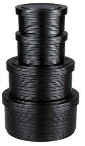 【代引不可】【ABS樹脂/飯器】ロクロ目飯器(杓子付)黒無地 (内黒) 2人用 親・蓋 <写真上から2番目> 商品番号:6-291-12