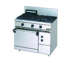 楽天市場】マルゼンガスレンジ3口自然対流式オーブンrgr－0963cの通販