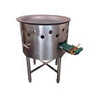焼き小籠包釜（焼シャオロンパオ釜、生煎炉、生煎包炉、底径45cm鍋対応）YK069【代引不可】