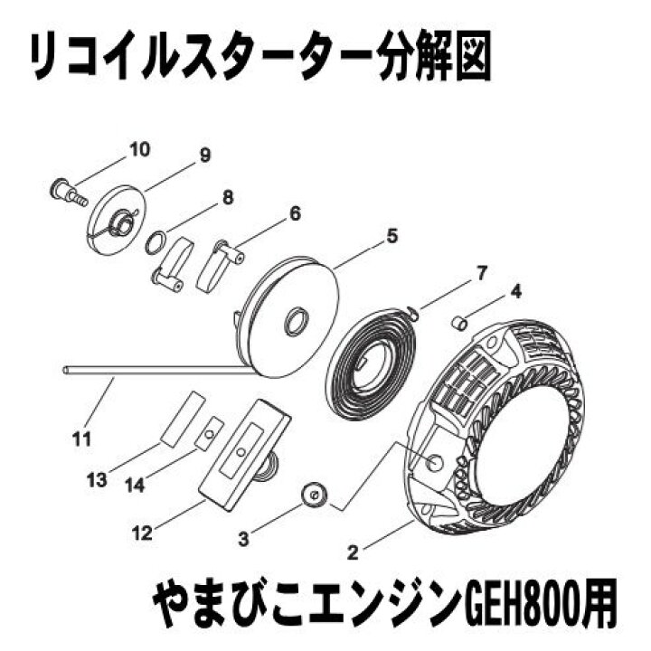 在庫僅少 新型 リコイルスターターassy スパイダーモア Sp852 Sp851用 Fleckscore Com