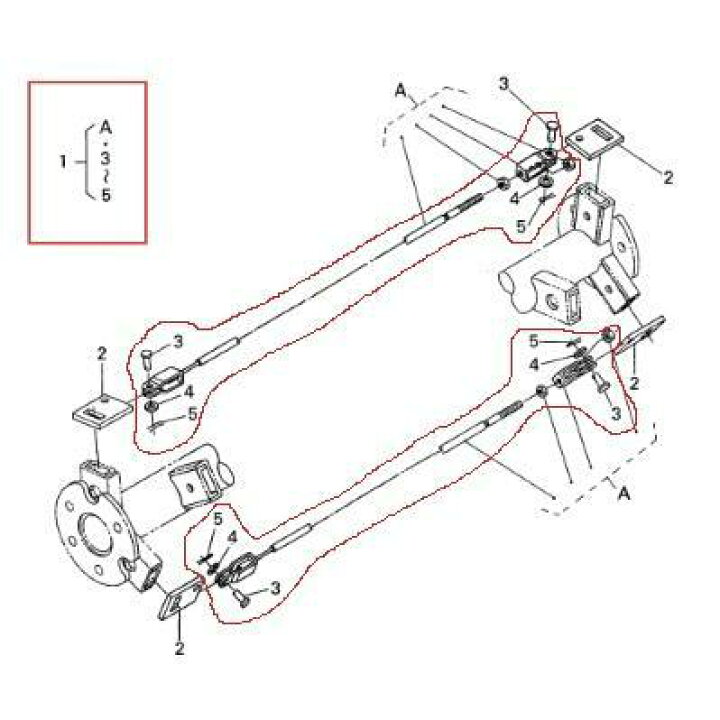 楽天市場】クボタ トラクター用部品 巻付き防止ワイヤー ※要適合確認 