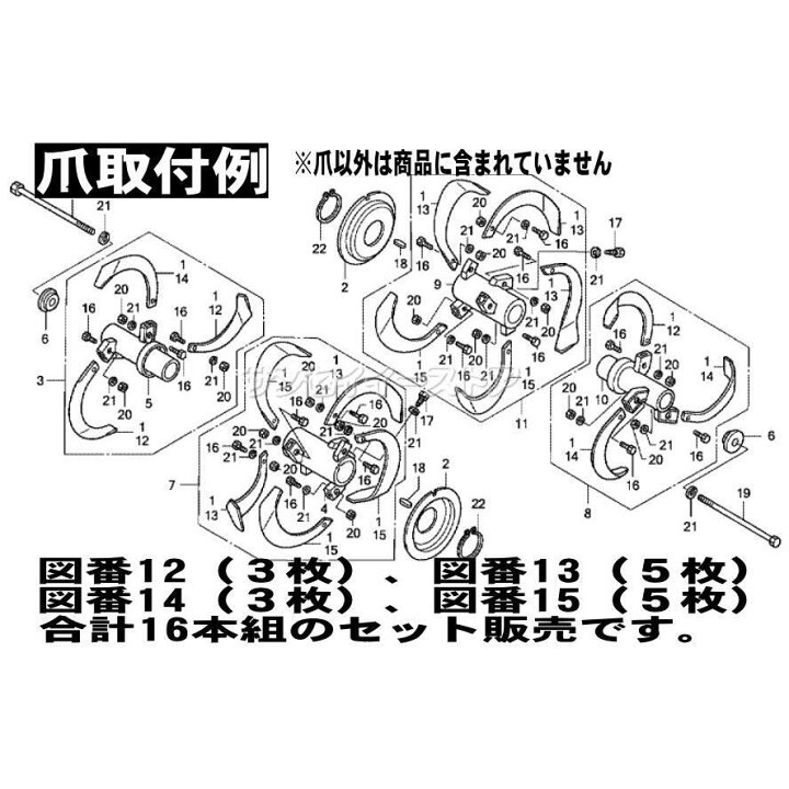 楽天市場】16本組 日本ブレード製 ホンダ ラッキープロシリーズ FUR750 