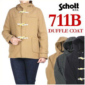 セール！ Schott ショット レディース ダッフルコート 711B BOYS DUFFLE COAT Made in USA 711B 7241