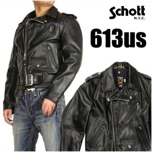 Schott �V���b�g 613US VINTAGE ONESTAR RIDERS �����X�^�[���C�_�[�X ���U�[�W���P�b�g �v�W���� MADE IN USA 7007 782-5950016